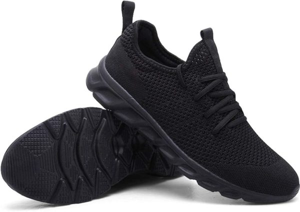 Damyuan Mens Lightweight Athletic Running Walking Gym Shoes Casual Sports Shoes Fashion Sneakers Walking Shoes - Image 3