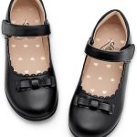 Stelle School Shoes for Girls Uniform Mary Jane Dress Shoes Flats Church Music Recitals(Little/Big Kids)