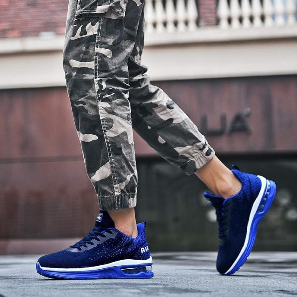 Autper Mens Athletic Running Tennis Shoes Lightweight Sport Gym Jogging Walking Sneakers US 7-US 12.5 - Image 4